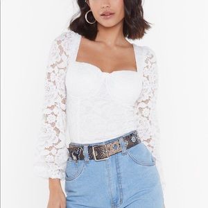 Nasty Gal Lace “Summer Begins” Top